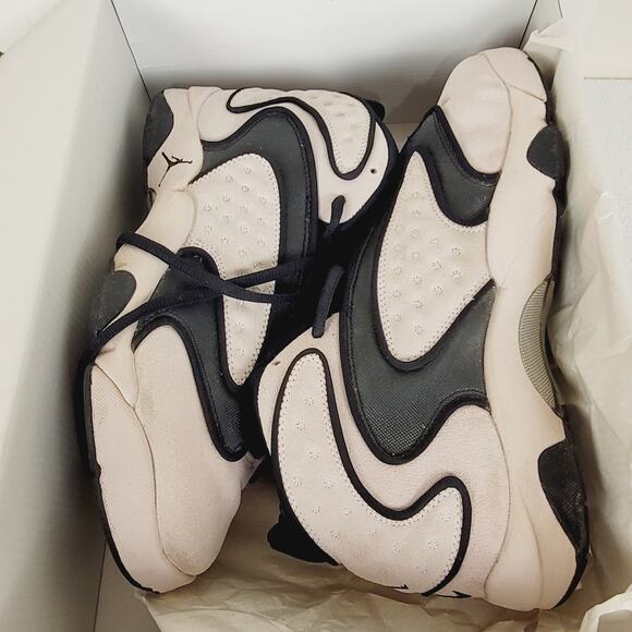 Air Jordan OG Barely Rose and black women's size 9 sneakers - Picture 7 of 8